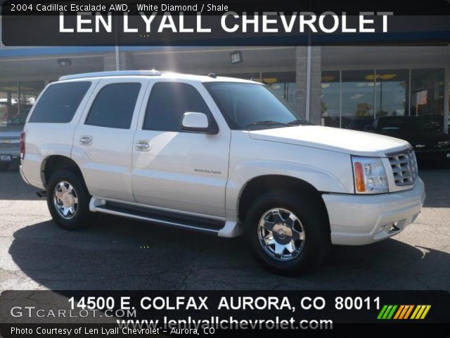 2004 Cadillac Escalade AWD in White Diamond
