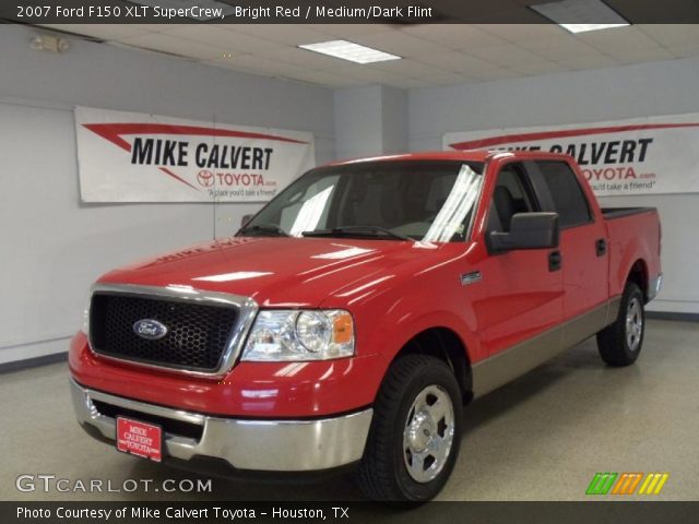2007 Ford F150 XLT SuperCrew in Bright Red