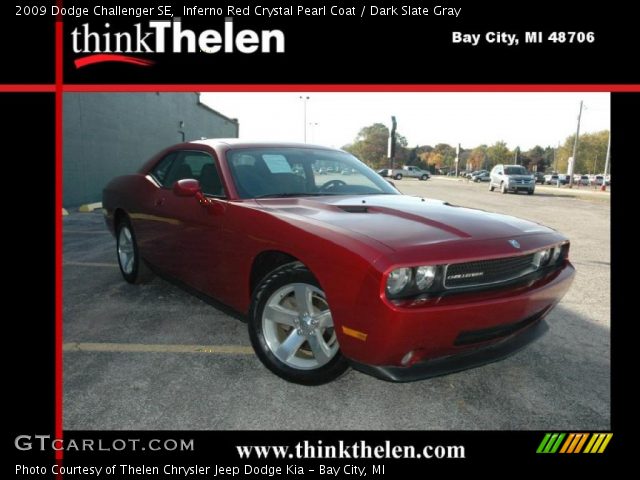 2009 Dodge Challenger SE in Inferno Red Crystal Pearl Coat