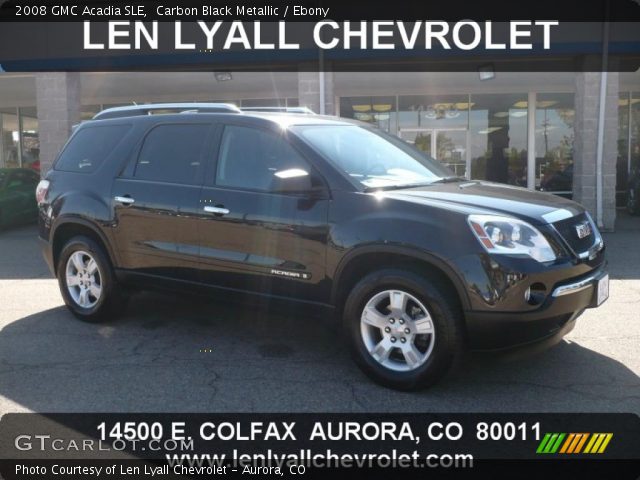 2008 GMC Acadia SLE in Carbon Black Metallic