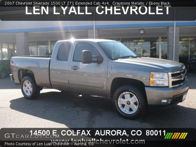 2007 Chevrolet Silverado 1500 LT Z71 Extended Cab 4x4 in Graystone Metallic