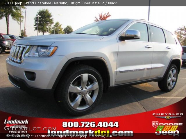 2011 Jeep Grand Cherokee Overland in Bright Silver Metallic