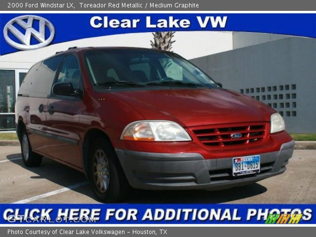2000 Ford Windstar LX in Toreador Red Metallic