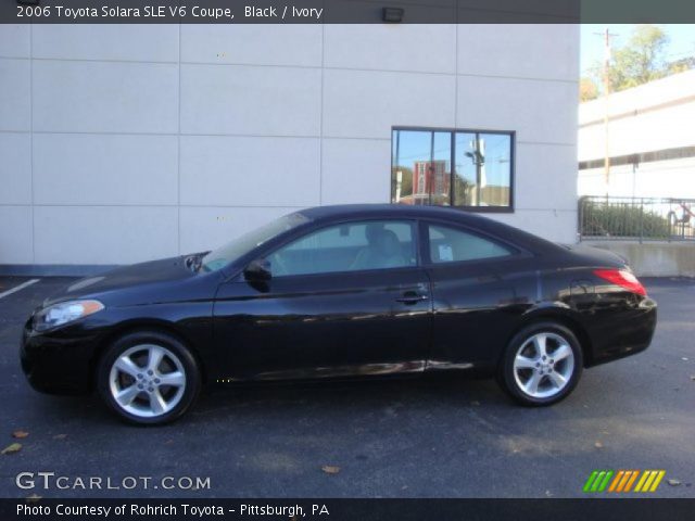 2006 Toyota Solara SLE V6 Coupe in Black