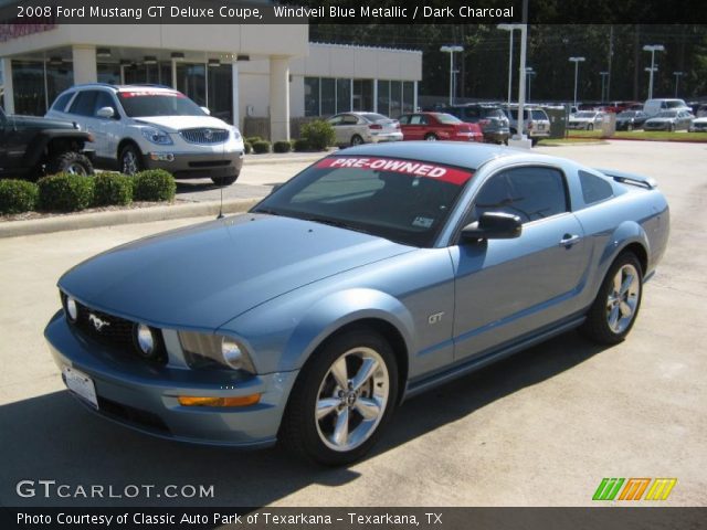2008 Ford Mustang GT Deluxe Coupe in Windveil Blue Metallic