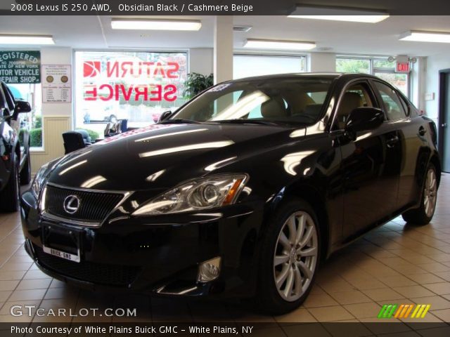 2008 Lexus IS 250 AWD in Obsidian Black
