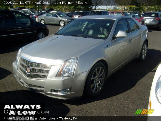 2008 Cadillac CTS 4 AWD Sedan in Light Platinum