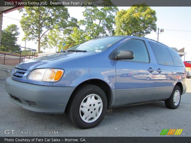 2003 Toyota Sienna XLE in Denim Blue Pearl