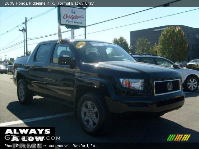 2008 Honda Ridgeline RTX in Formal Black