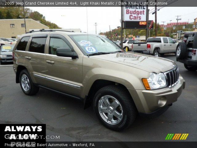 2005 Jeep Grand Cherokee Limited 4x4 in Light Khaki Metallic