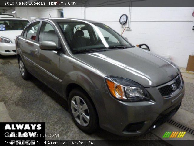 2010 Kia Rio LX Sedan in Titanium