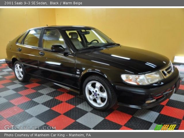 2001 Saab 9-3 SE Sedan in Black