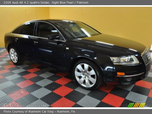 2006 Audi A6 4.2 quattro Sedan in Night Blue Pearl