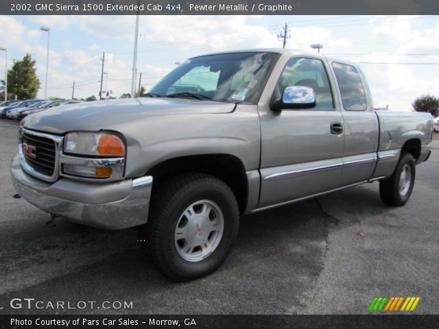 2002 GMC Sierra 1500 Extended Cab 4x4 in Pewter Metallic