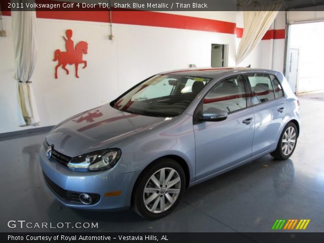 2011 Volkswagen Golf 4 Door TDI in Shark Blue Metallic