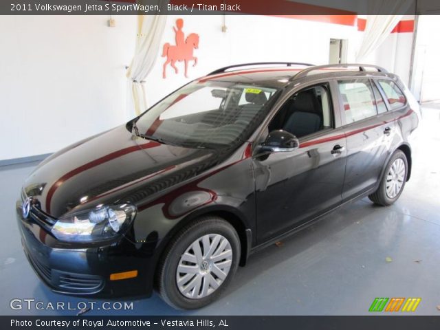 2011 Volkswagen Jetta S SportWagen in Black