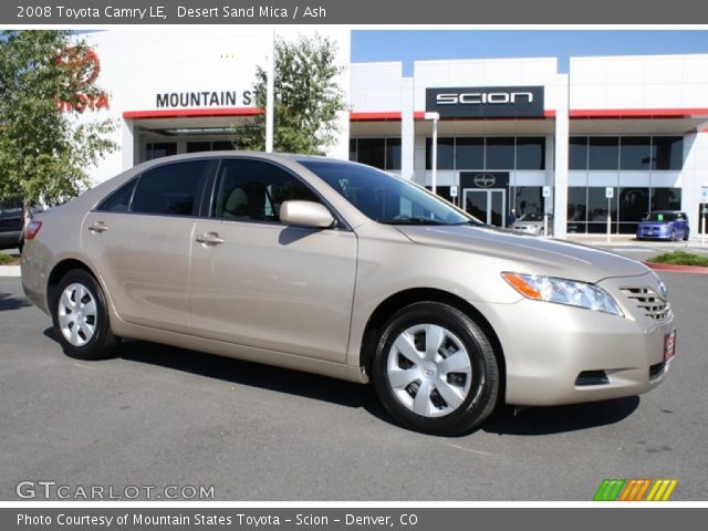 2008 Toyota Camry LE in Desert Sand Mica