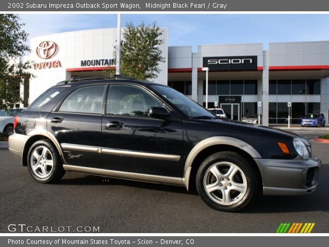 Subaru Outback Sport 2002. Midnight Black Pearl 2002