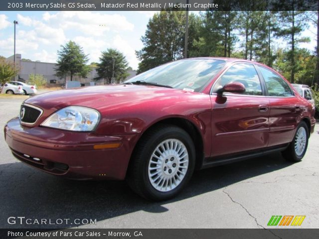 2003 Mercury Sable GS Sedan in Matador Red Metallic