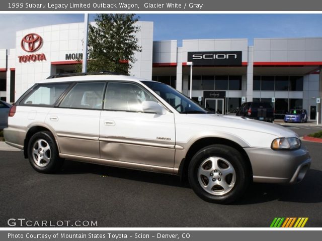 1999 Subaru Legacy Limited Outback Wagon in Glacier White