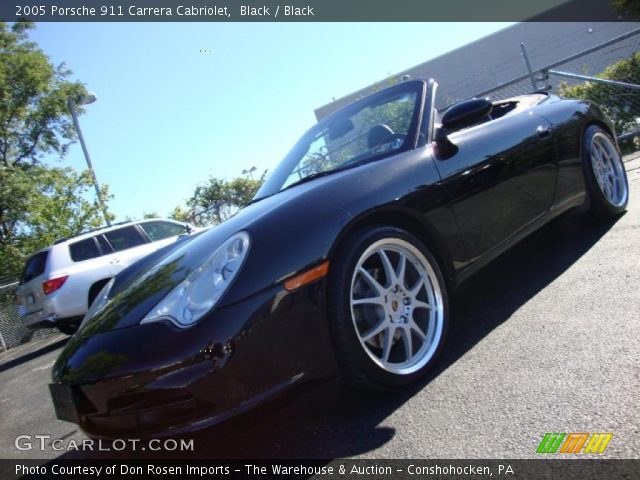 2005 Porsche 911 Carrera Cabriolet in Black