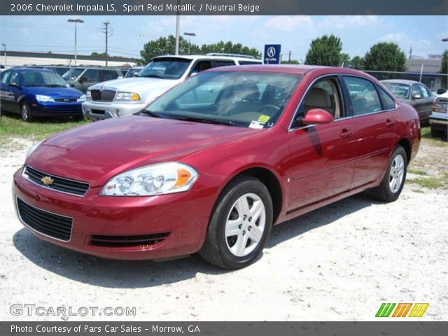 2006 Chevrolet Impala LS in Sport Red Metallic