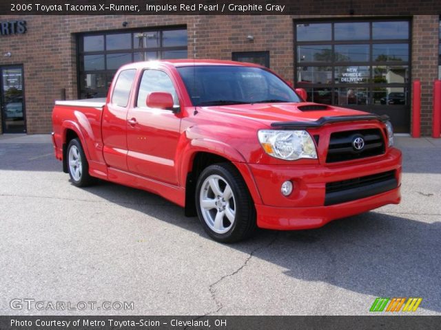 2006 Toyota Tacoma X-Runner in Impulse Red Pearl