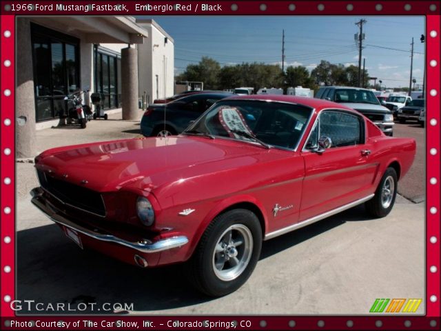 1966 Ford Mustang Fastback in Emberglo Red