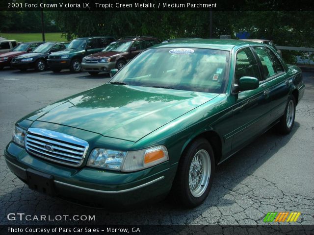 2001 Ford Crown Victoria LX in Tropic Green Metallic