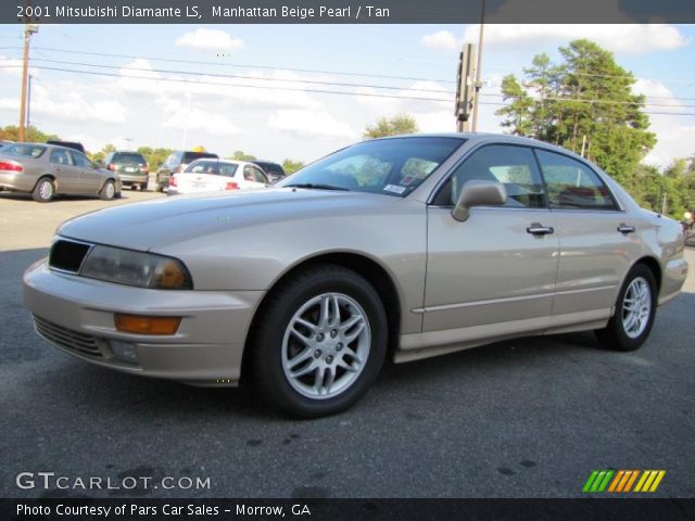 2001 Mitsubishi Diamante LS in Manhattan Beige Pearl