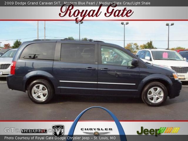 2009 Dodge Grand Caravan SXT in Modern Blue Pearl
