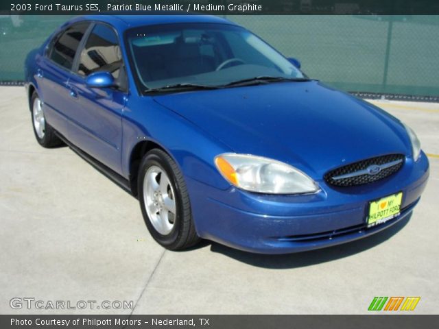 2003 Ford Taurus SES in Patriot Blue Metallic