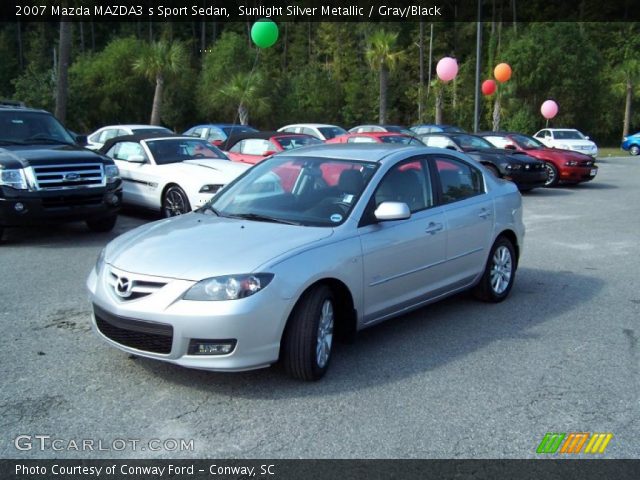 2007 Mazda MAZDA3 s Sport Sedan in Sunlight Silver Metallic