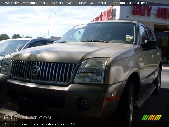 2003 Mercury Mountaineer Convenience AWD in Harvest Gold Metallic