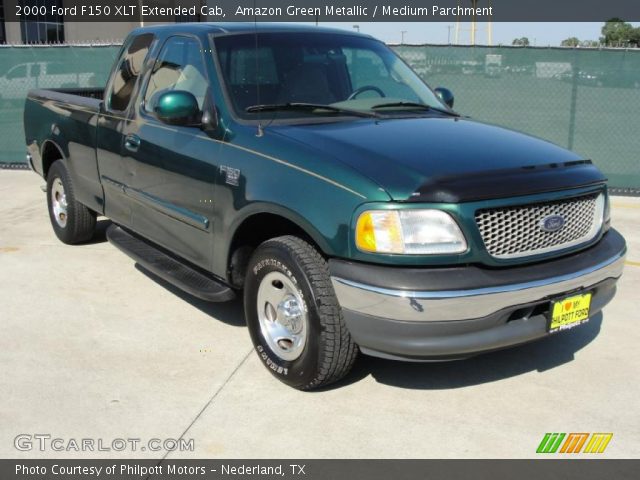2000 Ford F150 XLT Extended Cab in Amazon Green Metallic