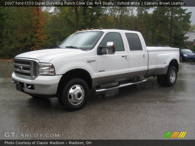 2007 Ford F350 Super Duty King Ranch Crew Cab 4x4 Dually in Oxford White