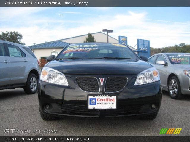 2007 Pontiac G6 GT Convertible in Black