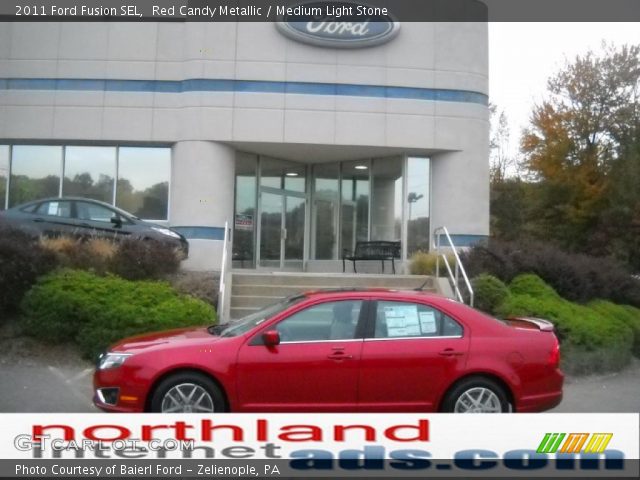 2011 Ford Fusion SEL in Red Candy Metallic