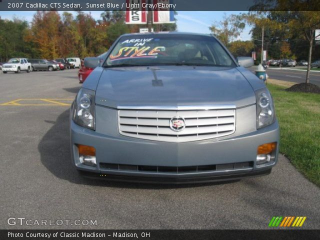2007 Cadillac CTS Sedan in Sunset Blue