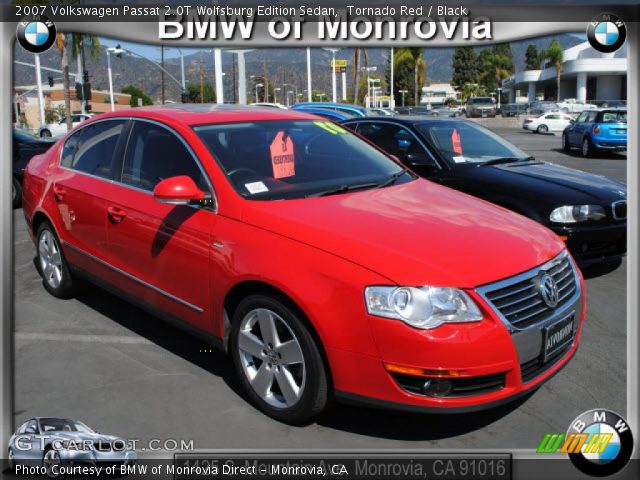 2007 Volkswagen Passat 2.0T Wolfsburg Edition Sedan in Tornado Red