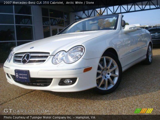 2007 Mercedes-Benz CLK 350 Cabriolet in Arctic White
