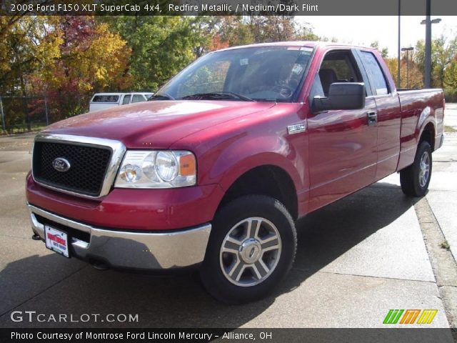 2008 Ford F150 XLT SuperCab 4x4 in Redfire Metallic