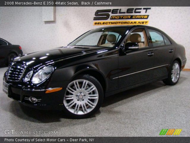2008 Mercedes-Benz E 350 4Matic Sedan in Black