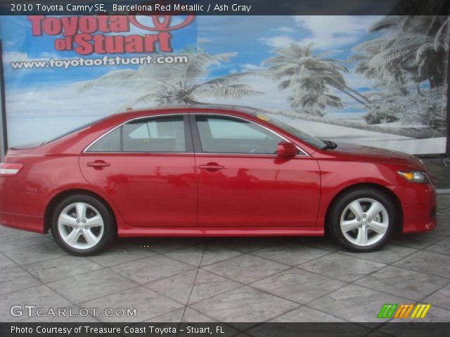 2010 Toyota Camry SE in Barcelona Red Metallic