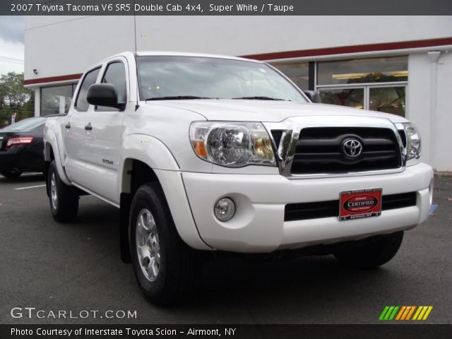 2007 Toyota Tacoma V6 SR5 Double Cab 4x4 in Super White