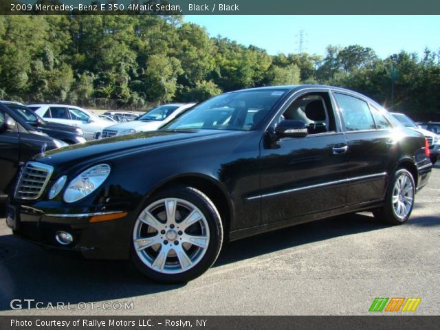 2009 Mercedes-Benz E 350 4Matic Sedan in Black