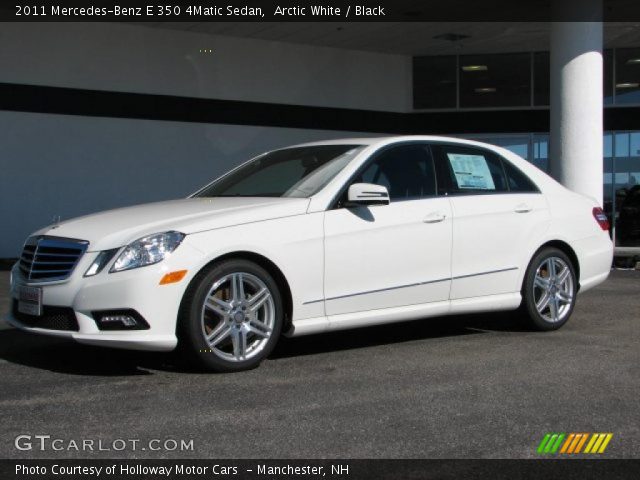 2011 Mercedes-Benz E 350 4Matic Sedan in Arctic White