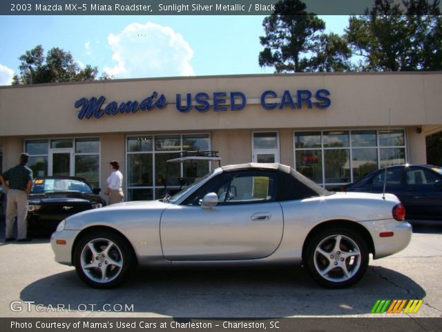 2003 Mazda MX-5 Miata Roadster in Sunlight Silver Metallic