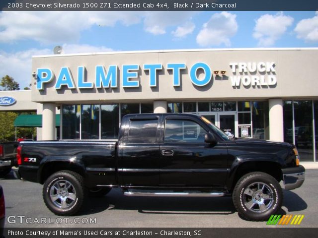 2003 Chevrolet Silverado 1500 Z71 Extended Cab 4x4 in Black