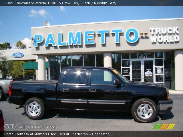 2005 Chevrolet Silverado 1500 LS Crew Cab in Black